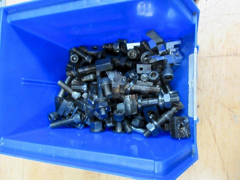 Clamp Down Hardware, Assorted, Nuts, Bolts, Risers, Strap Clamps- Auction Item