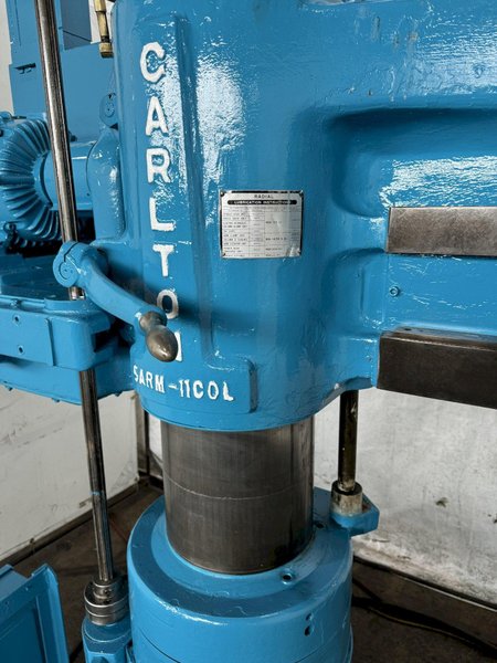 5&#039; X 11&quot; CARLTON NATCO 1A RADIAL ARM DRILL. STOCK # 0893724