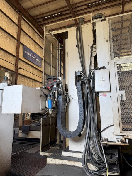 5.1&quot; HNK CNC HORIZONTAL BORING MILL, HBM, 63 x 160 table with built in rotary, FANUC CNC, 40 ATC, CTS