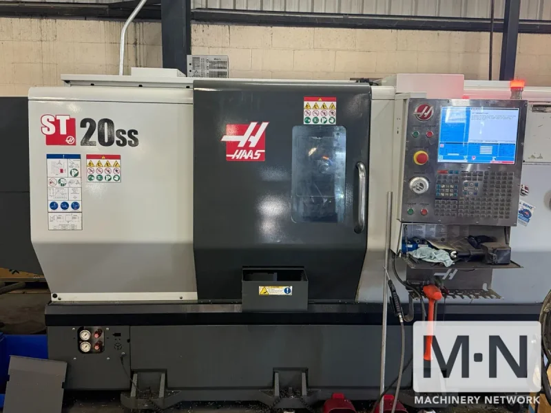 HAAS ST-20SS CNC Lathe, 2016 -  Live Tooling, Barfeed