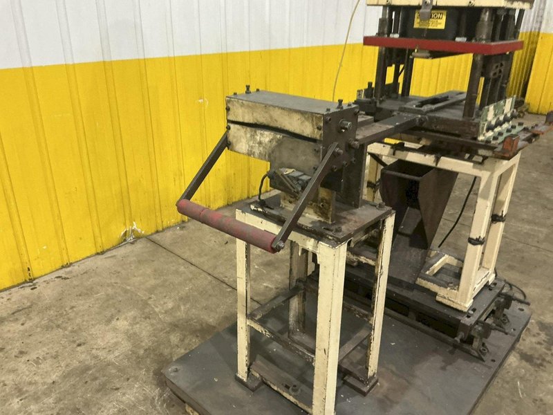 12 TON PNEUPOWR AIRAM MODEL #4P12 PNEUMATIC PRESS 3” STROKE: YOBRO #24856