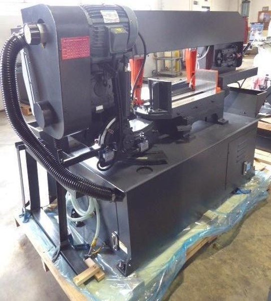 11" x 19" COSEN Horizontal Band Saw Model SH-500M, Miter, Semi-Auto, 1" Blade 3 HP, To Order
