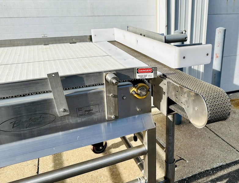 Burford Corp Model: SO72846  |   S.S. Bi-Directional Accumulation Table w/ 2-Motors