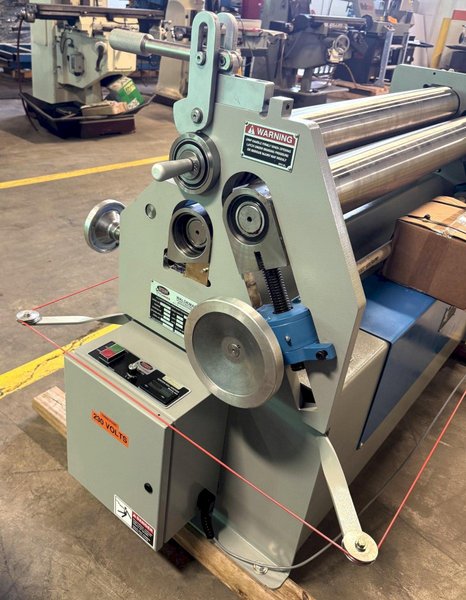 4' x 7/32" WDM Initial Pinch Bending Roll  310-5-48, 5" Diameter Rolls, DRO, New, In Stock