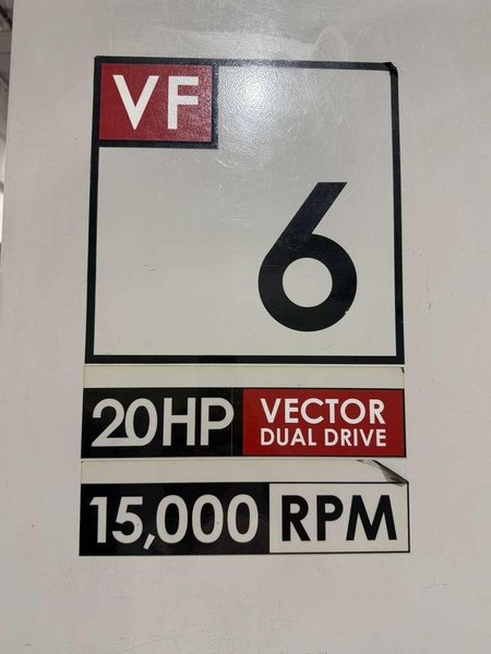 Haas VF-6D/40 CNC Vertical Machining Center – 15,000 RPM, 4th Axis Ready Mill