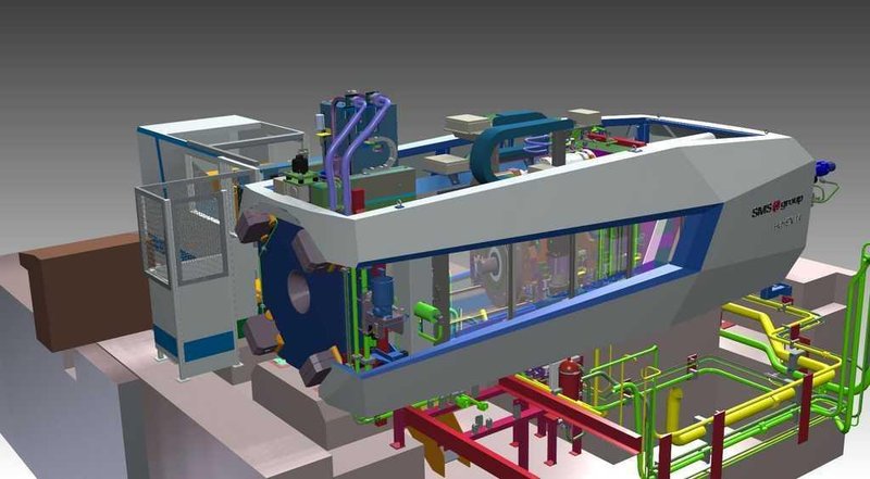 1450 TON SMS ALUMINUM EXTRUSION PRESS (14670)