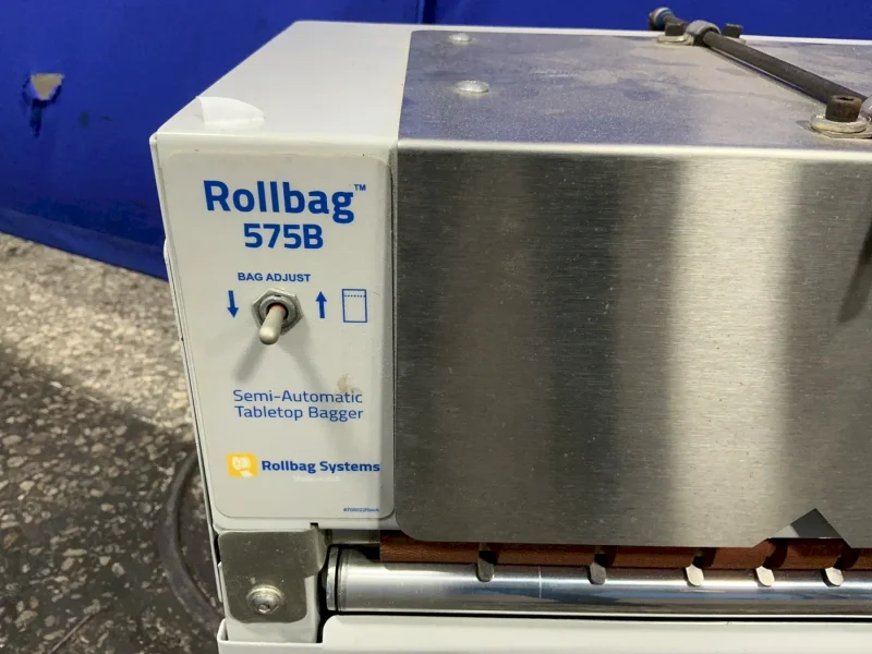 CLAMCO 12” W ROLL SEMI-AUTOMATIC TABLETOP BAGGER  -  575B ROLLBAG