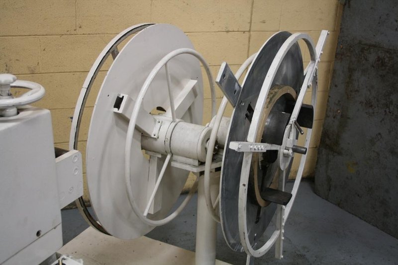 4.7' X 0.05 BRUDERER 19 ROLL STRAIGHTENER &amp; COIL REEL: STOCK #64789