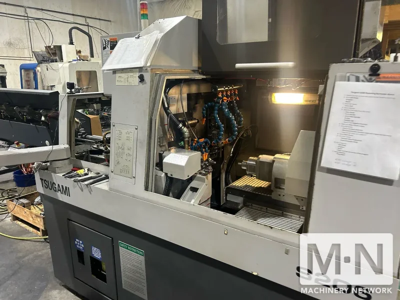 Tsugami S206 CNC Swiss Lathe, 2011