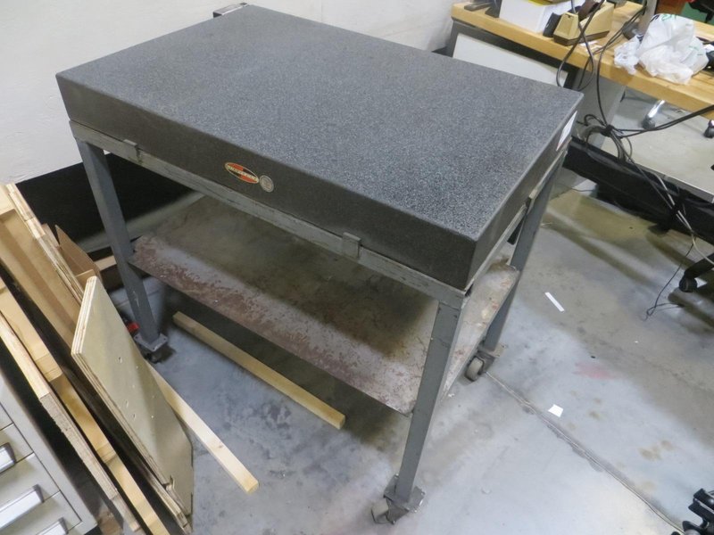 Escondio 36&quot; x 24&quot; x 4&quot; Portable Black Granite Surface Plate- Auction Item