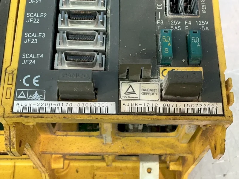 FANUC PLC CHASSIS W/MODULES  -  A16B-2201-0856