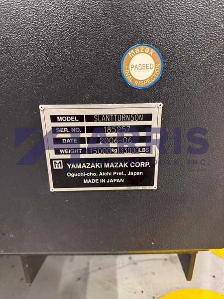 2006 Mazak Slant Turn 50N CNC Lathe