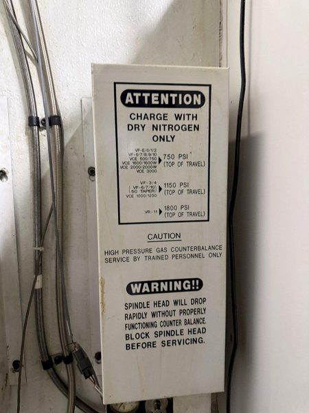 HAAS VF-10 VERTICAL MACHINING CENTER. STOCK # 0325526