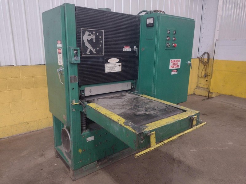 25" X 40 HP TIMESAVER MODEL #325-1 SINGLE DRUM BELT GRINDER &amp; SANDER: STOCK 15796