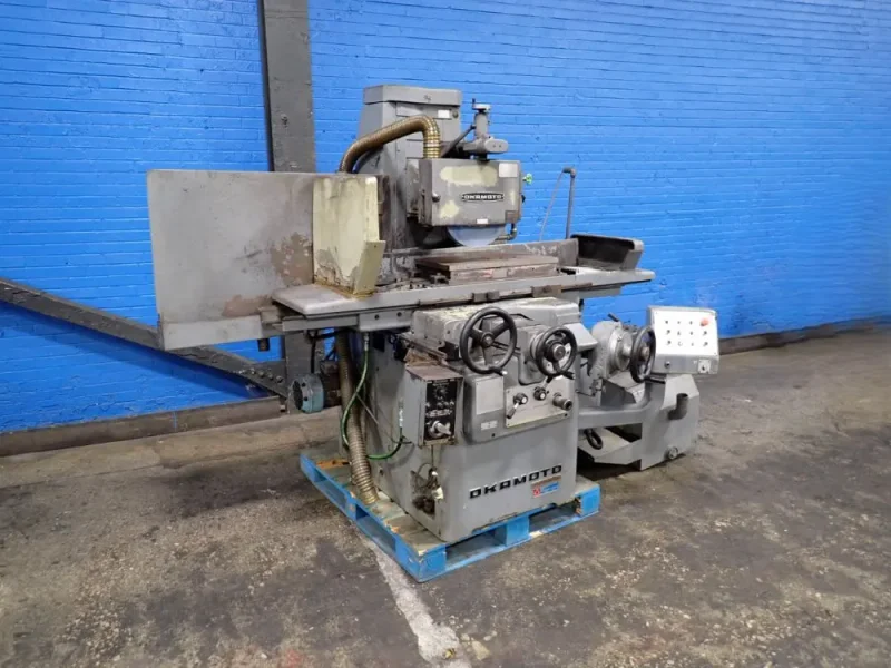 OKAMOTO 12" X 24" HYDRAULIC SURFACE GRINDER  -  ACCUGAR-124N