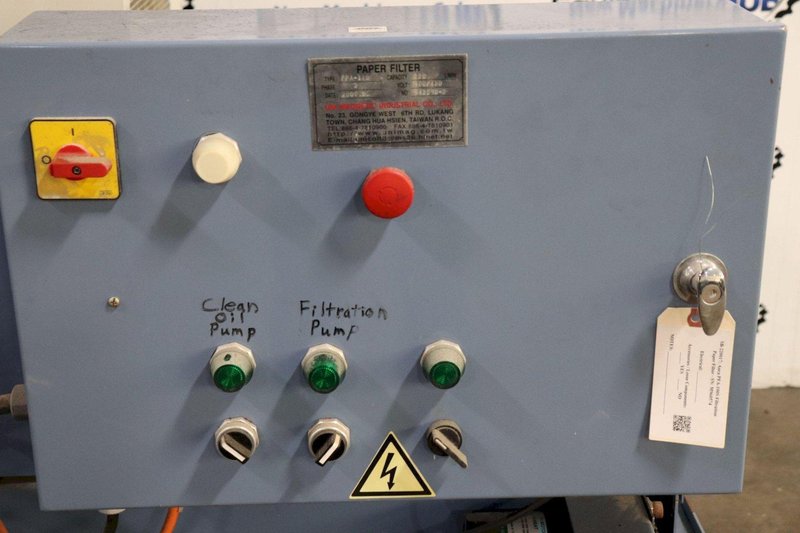 UNI MAG PFA-120 PAPER FILTER COOLANT FILTRATION SYSTEM. STOCK # 0901724.