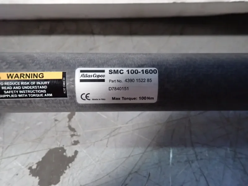 ATLAS COPCO 100 NM TELESCOPIC TORQUE REACTION ARM  -  SMC 100-1600