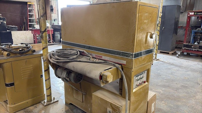 1 - PREOWNED POWERMATIC SANDER, MODEL #: RB-37, S/N: 9837009