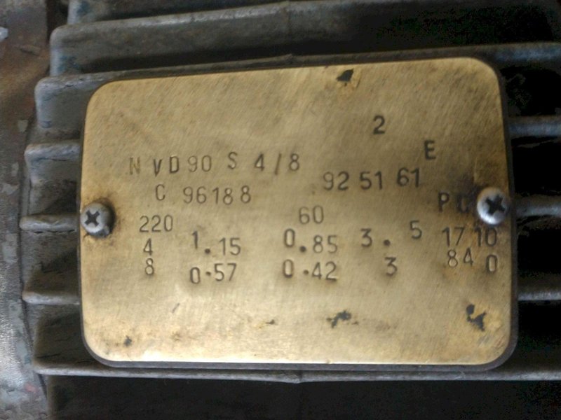 12&quot; X 2 HP BROWN &amp; SHARP MAGNETIC CHUCK POWERED GRINDING HEAD: STOCK #14455