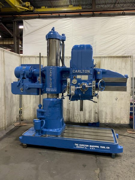 4' X 13 CARLTON RADIAL ARM DRILL: STOCK #81445