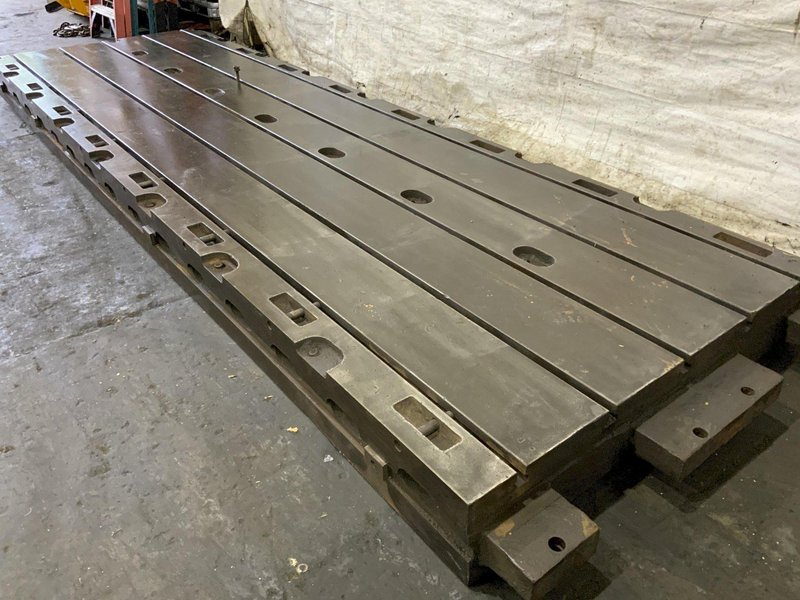 192" X 60" T-SLOTTED FLOOR PLATE: STOCK #81415