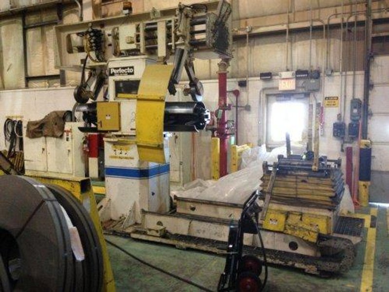 10000 Lbs. PERFECTO Servo Feed Line, 14&quot; @ .250&quot; Capacity