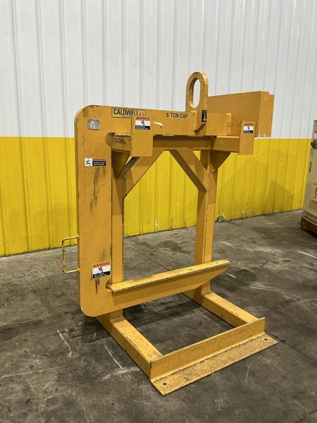 5 TON (10,000 LBS) X 48" CALDWELL MODEL H2S-5-48 COIL LIFTING C-HOOK: YOBRO #25942