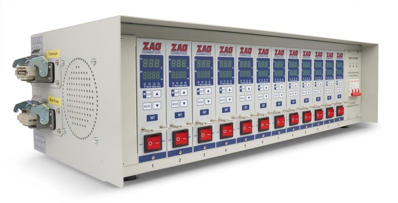 ZAG Equipment New TempEase HRCII-12 Hot Runner Controller, 12 zone, 240V