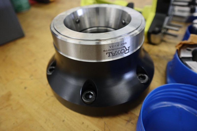 Royal Quick-Grip 52 Collet System w Collet Nose, Collets and Royal Collet Change Gun- Auction Item