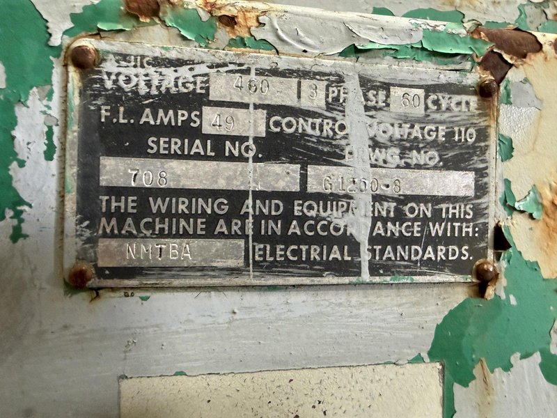 120,000 LBS (60 TON) ARONSON MODEL #G1200 POWERED WELDING POSITIONER: STOCK #15007