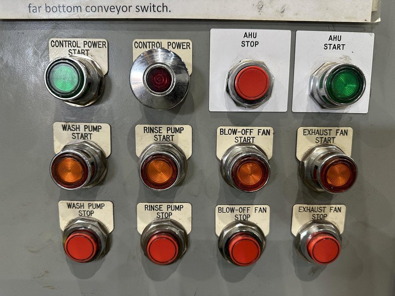 18&quot; X 15&quot; H X 4 STAGE CONTINENTAL EQUIPMENT CORP GAS HEAT STAINLESS STEEL CONVEYOR WASHER, NEW IN 2010: STOCK #21908