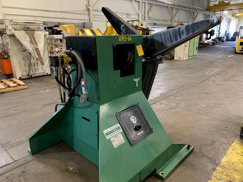 Minster Pull-Off Coil Reel Uncoiler 6,000 Lbs.