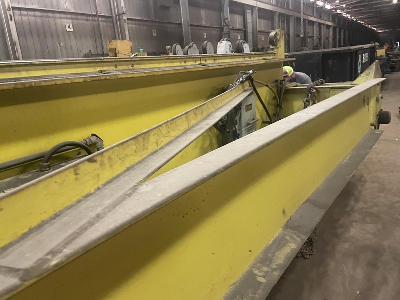 20 TON X 40' ROBBINS &amp; MEYERS OVER HEAD BRIDGE CRANE: STOCK #76089
