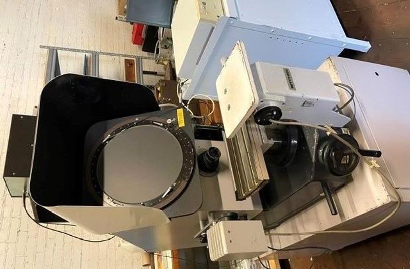 14" Mitutoyo Optical Comparator PH-350H, Horiz., Bench Model, Surface Illumination, 5X Lens