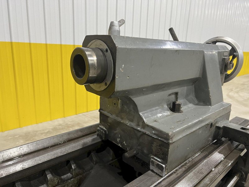 27&quot; x 84&quot; HERCULES AJAX MODEL #HR2000 #25 HEAVY DUTY GAP BED ENGINE LATHE, 4&quot; HOLE: STOCK #19837