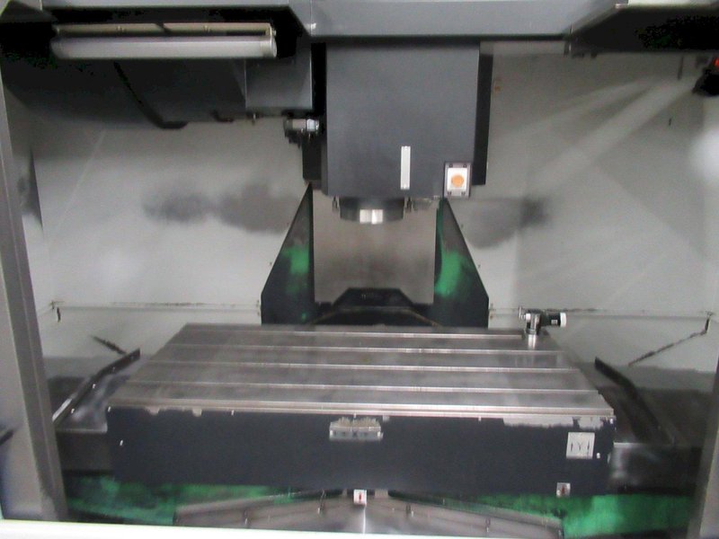 Doosan DNM 500 CNC Vertical Machining Center, 12K RPM Spindle, High Pressure Coolant, Renishaw Probing, Full 4th Axis, Chip Conveyor