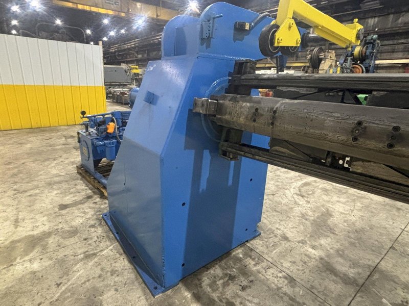 15,000 LB X 48&quot; EGAN MOTORIZED HYDRAULIC COIL REEL UNCOILER: STOCK #22425