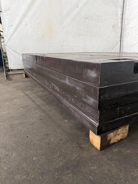 60" X 90" X 14" T-SLOTTED FLOOR PLATE. STOCK # 0632121