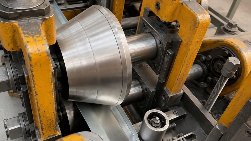 Jidet - rollforming line with 7 tool sets sectional gates
