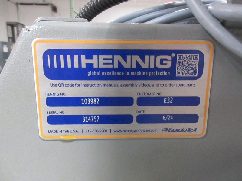 Hennig Chip Conveyor W/ Variable Speed Control - Custom Made For E32 Citizen Machine- Auction Item