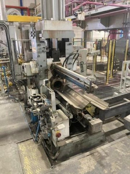 1370 MT SUTTON OIL HYDRAULIC DIRECT EXTRUSION PRESS (14123)