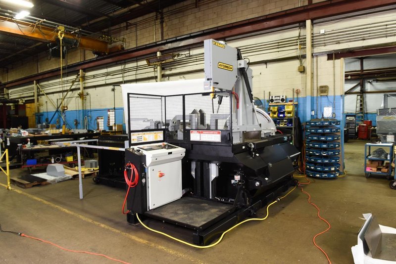 NEW - 30"H x 25"W HYD-MECH V-25APC SEMI-AUTOMATIC VERTICAL TILT FRAME BAND SAW