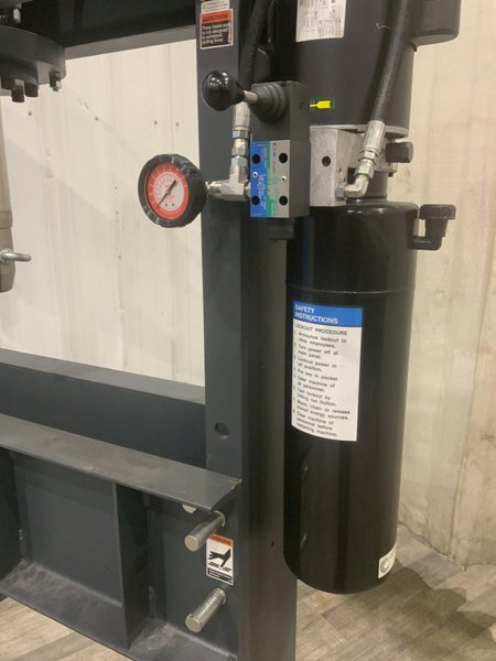 50 TON DAKE MODEL # 909250 HYDRAULIC H-FRAME PRESS: STOCK #81270