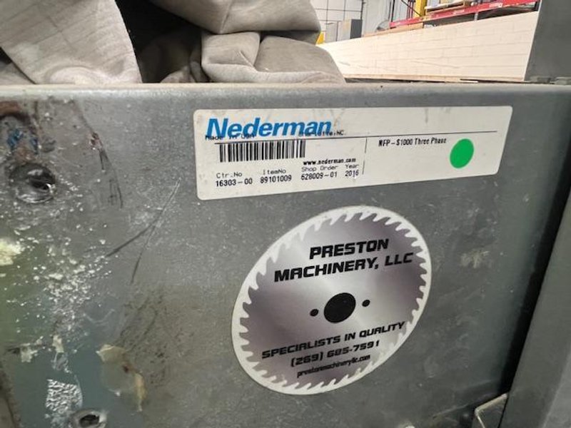 NEDER MAN DUST COLLECTOR STOCK #3823