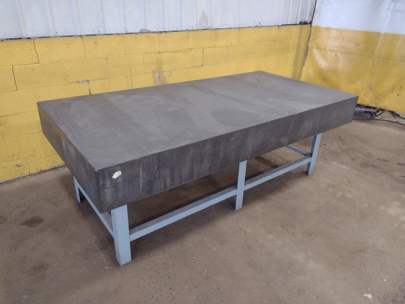 8&#039; X 4&#039; X 10&quot; CHALLENGE PRECISION LAYOUT INSPECTION GRANITE TABLE: STOCK #23809