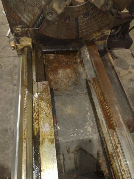 35" x 120" WILLIS MODEL #PK35 HOLLOW SPINDLE ENGINE LATHE 10" HOLE: YOBRO #24547