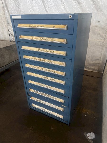 10 DRAWER STANLEY VIDMAR CABINET. STOCK # 0981626