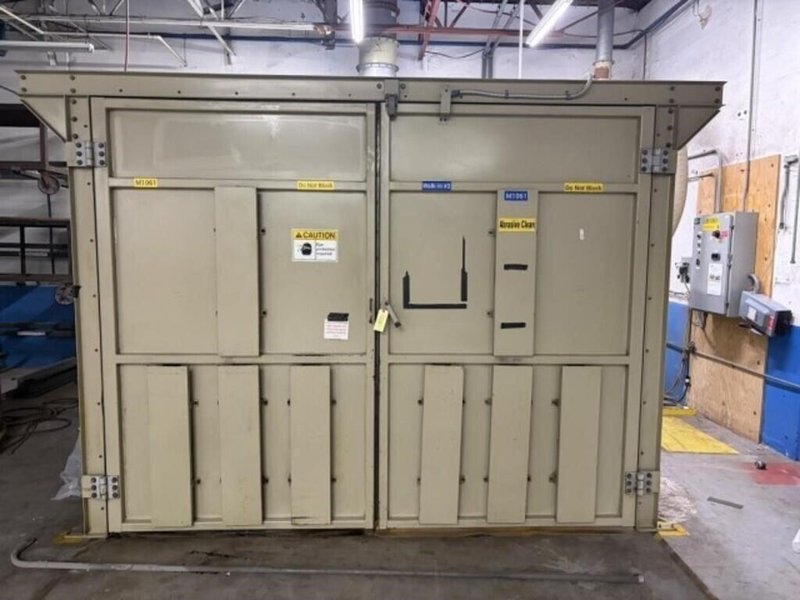 CLEMCO MODEL #PDQ WALK-IN BLAST CABINET: YOBRO #25315