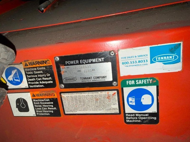 TENNANT ATLV 4300 RIDE ON LITTER VAC: YOBRO #24794