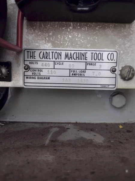 4&#039; X 9: CARLTON 1A RADIAL ARM DRILL. STOCK # 0992325
